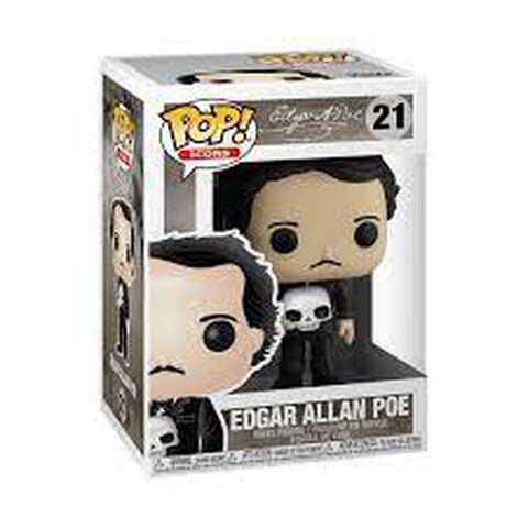 Figurine Funko Pop! N°21 -  Edgar Allan - Edgar Allan Poe W/ Skull